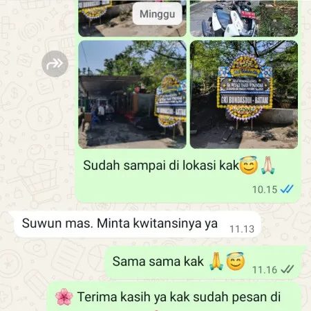 Pengiriman Papan Bunga Duka Bangsri